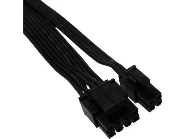 Alt view image 3 of 4 - CPU 8 Pin Female to CPU 8 Pin ATX 4 Pin Male Power Supply Converter Adapter Extension Cable for Motherboard 9.5-inch(24cm)