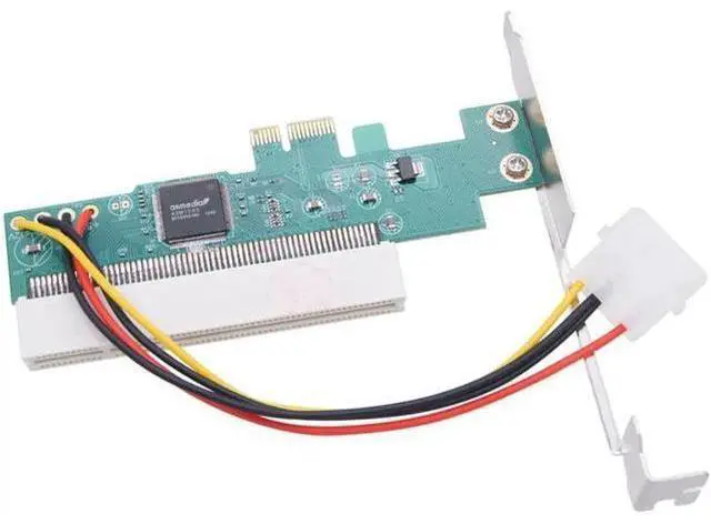 Alt view image 6 of 7 - PCIE to PCI Adapter PCI Express X1 to PCI Expansion Card Riser ASM1083 Chipset PCI-E Converter Adapter with 4Pin Power Connector