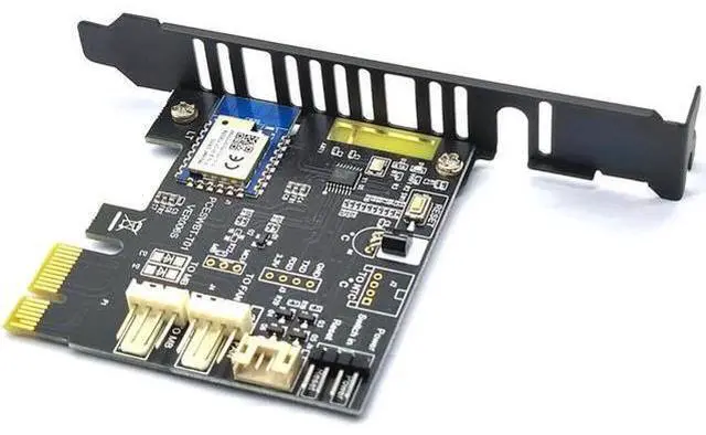 Alt view image 5 of 7 - Wifi Computer Power Reset Switch PCIe Expansion Card for PC Destop Computer APP Remote Control Computer Wifi Smart Switch