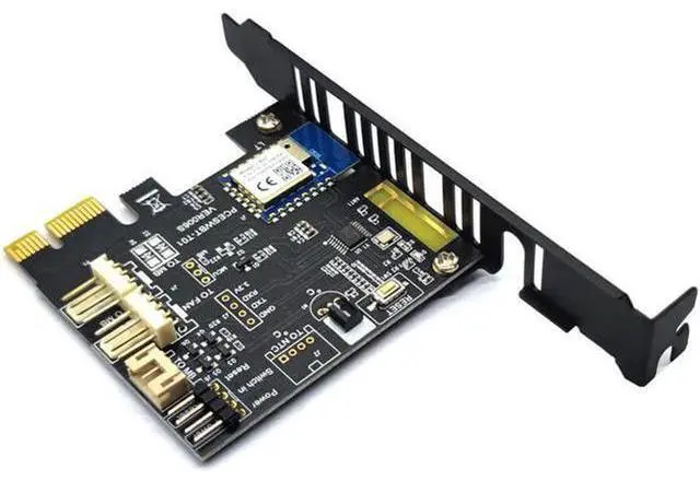 Alt view image 7 of 7 - Wifi Computer Power Reset Switch PCIe Expansion Card for PC Destop Computer APP Remote Control Computer Wifi Smart Switch