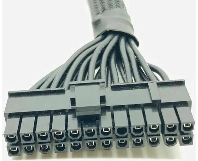 Alt view image 7 of 7 - ATX 24pin to (18+10)Pin Modular Power Supply Adapter Cable for RM650X RM750X RM850X RM1000X 610mm Black Power Cables