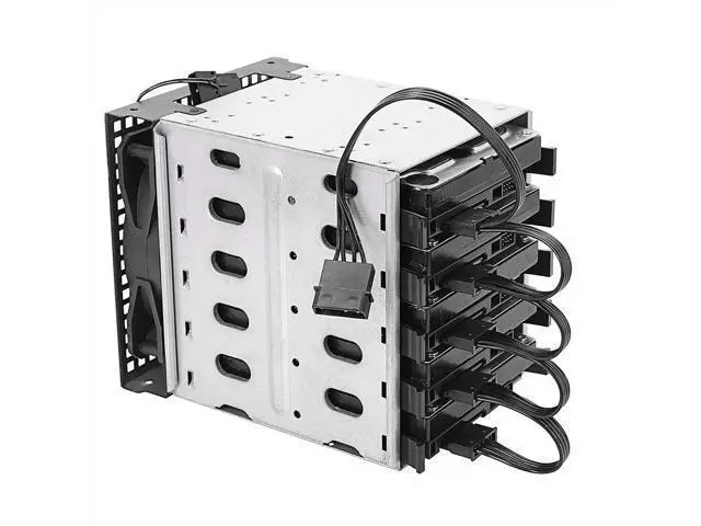 Alt view image 4 of 7 - IDE to SATA Power Splitter Cable,LP4 4Pin IDE to 5 x15 Pin SATA Power Conversion Line Extension Y-Cable for Hard Disk