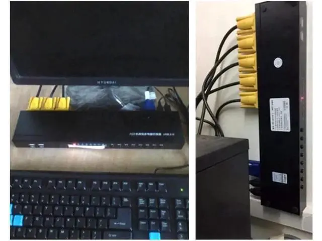 Alt view image 2 of 7 - USB VGA KVM Cable 10 Feet Connect with KVM Switches USB Keyboard / Mouse Cable and Monitor Cable 3M