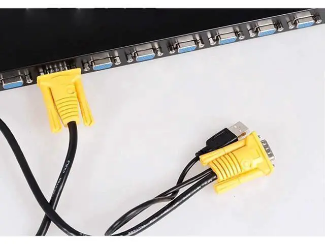 Alt view image 7 of 7 - USB VGA KVM Cable 10 Feet Connect with KVM Switches USB Keyboard / Mouse Cable and Monitor Cable 3M