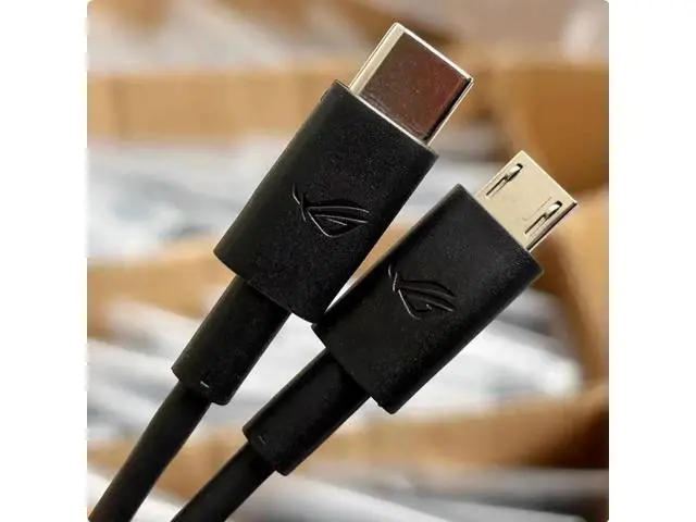 Alt view image 2 of 3 - 30cm long AS-US USB-C to Micro USB2.0 OTG cable Thunder 3 Thunder 4 old Android port