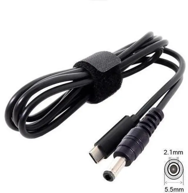 Alt view image 7 of 7 - Type C USB-C Input to 20V DC 5.5 2.1mm Power PD Charge Cable for Laptop Notebook