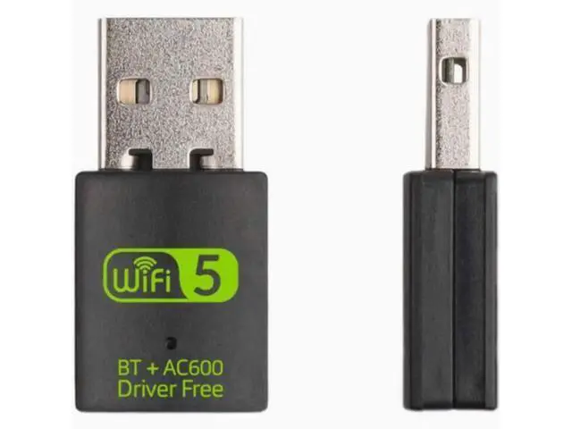 Alt view image 2 of 3 - USB Bluetooth 5.0 Wireless card 100Mbps dual-band wireless card driver free WiFi Bluetooth 2 in 1 150M+ Bluetooth 4.2 Unavoidable drive
