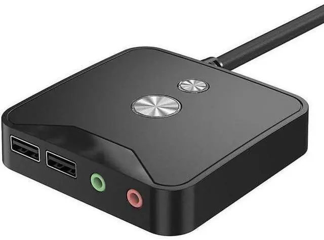 Main image of Desktop Computer Switch Button Extension Cord with Dual USB Audio Desktop Host External On/Off Start / Reset /Audio Button Paste Type Computer Switch