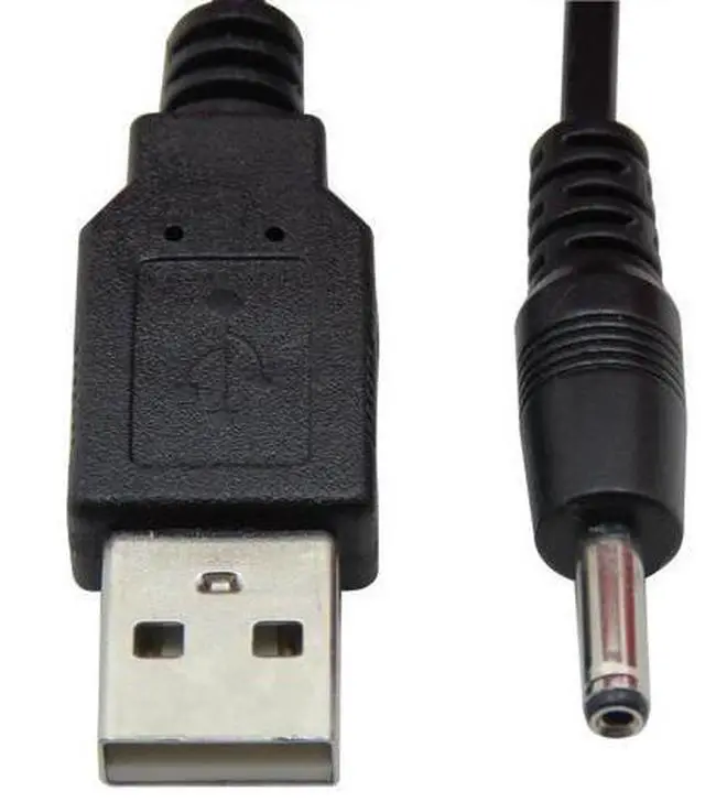 Alt view image 3 of 7 - USB A to DC 3.5 mm/1.35 mm 5 Volt DC Barrel Jack Power Cable