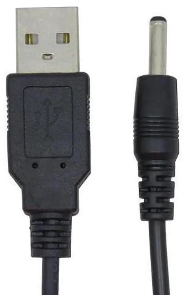 Alt view image 7 of 7 - USB A to DC 3.5 mm/1.35 mm 5 Volt DC Barrel Jack Power Cable