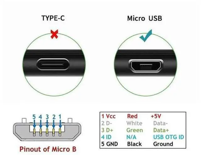 Alt view image 2 of 7 - Up Angled 90 Degree Micro USB 2.0 Type 5Pin to USB 2.0 Type-A Data Charge Cable 480Mbps Data for Phone Tablet Computer Camera (10cm)