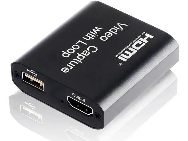 Alt view image 7 of 7 - 4K HDMI Video Capture Card 1080p Board Game Capture Card USB 2.0 Recorder Box Device for Live Streaming Video Recording Loop Out