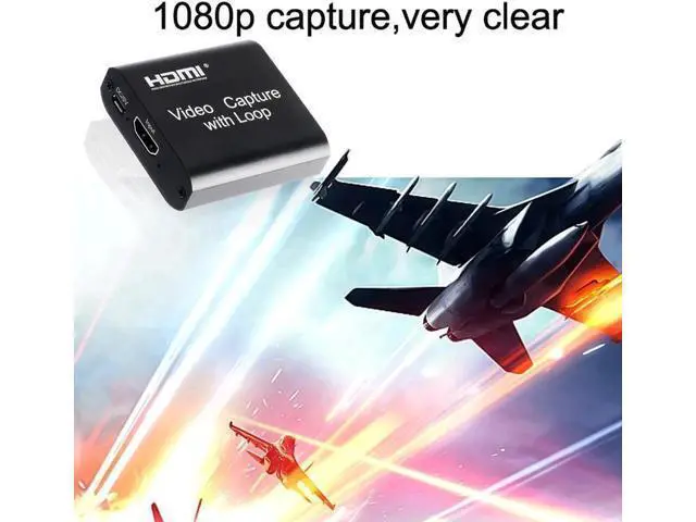 Alt view image 4 of 7 - 4K HDMI Video Capture Card 1080p Board Game Capture Card USB 2.0 Recorder Box Device for Live Streaming Video Recording Loop Out