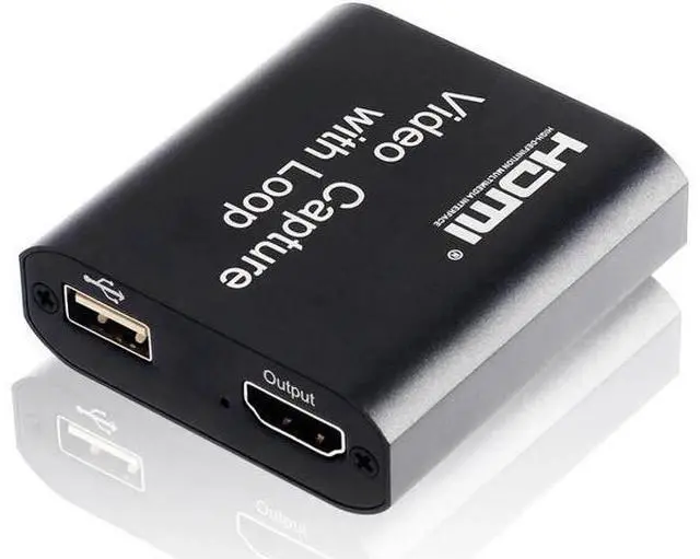Alt view image 7 of 7 - 4K HDMI Video Capture Card 1080p Board Game Capture Card USB 2.0 Recorder Box Device for Live Streaming Video Recording Loop Out