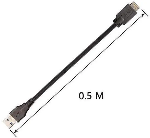 Alt view image 4 of 6 - USB 3.1 Type E to USB 3.0 A Extension Cable, USB 3.1 Front Panel Type E to USB A 3.0 Conversion Cable, Type E 3.1 Male Extension Cable for Computer 0.5M (USB to Type-E)