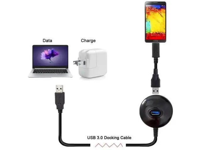 Alt view image 5 of 7 - 5Gbps USB 3.0 Type-A Male to Female Extension Dock Station Docking Cable 2.6ft for Phone Laptop