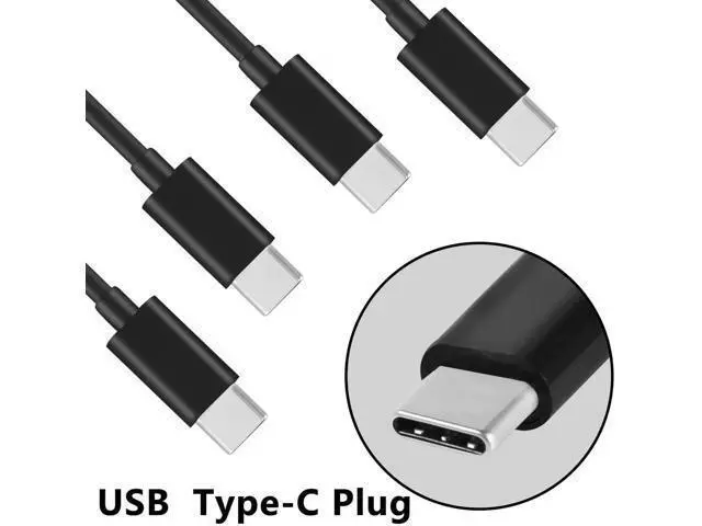 Alt view image 6 of 6 - Short USB C Splitter Multi Charging Cable, USB C Male to 4 Type-C Male Charge Cable, 4 in 1 Charging Cord Compatible with Mobile/Android and More (Black-0.5m-4C)