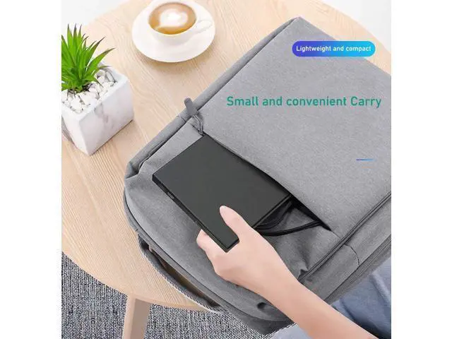 Alt view image 2 of 7 - CD/DVD Drive, USB 2.0 Slim Protable External CD-RW Drive CD Burner DVD-R Reader Player for Laptop Notebook PC Desktop Computer, Black