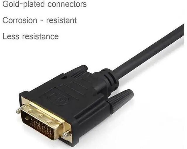 Alt view image 4 of 7 - Active DVI to VGA, 6FT DVI 24+1 DVI-D M to VGA Male with Chip Active Adapter Converter Cable for PC DVD Monitor HDTV ...