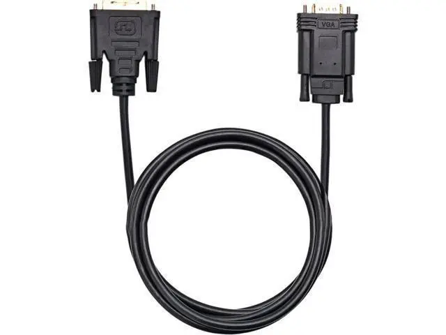 Alt view image 2 of 7 - Active DVI to VGA, 6FT DVI 24+1 DVI-D M to VGA Male with Chip Active Adapter Converter Cable for PC DVD Monitor HDTV ...
