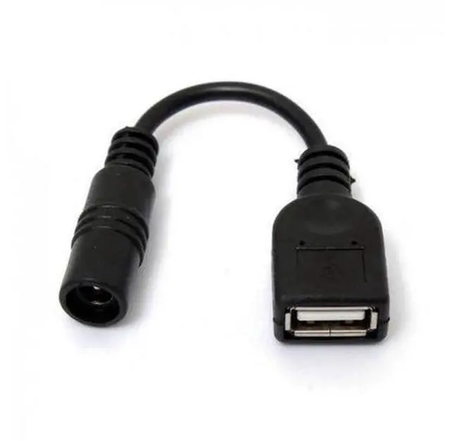 Alt view image 5 of 5 - 5V USB Female to DC Power Jack 5.5x2.1mm Charge Adpter Cable Compatible for Cell Phone & Tablet & Light