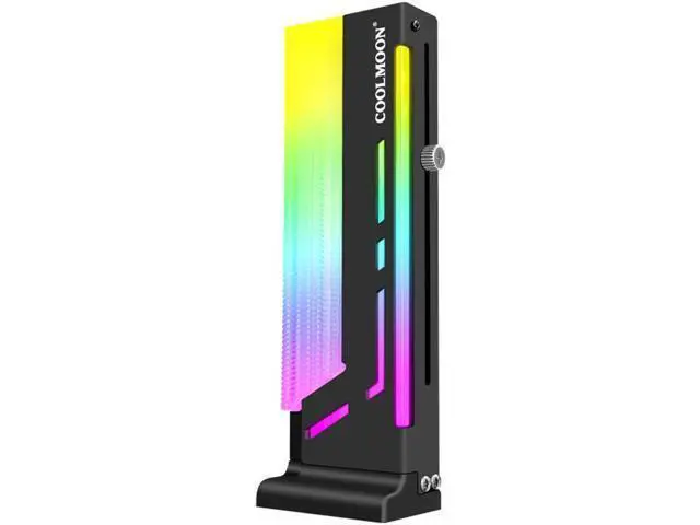 Alt view image 7 of 7 - 5V 3Pin ARGB VGA Bracket 12pcs LED Vertical GPU Support RGB Computer Graphics Video Card Stand Holder PC Accessories