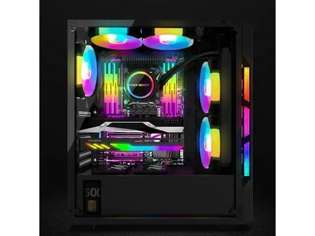 Alt view image 2 of 7 - GT8 Graphics Card Bracket 5V ARGB LED Light Bar Synchronous Horizontal Chassis GPU Support VGA Holder Video Card Stand