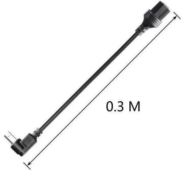 Alt view image 6 of 7 - USB 2.0 Type-B 90 Degree Printer Cable,Waterproof Type B Flush Mount Car Mount Extension Printer Cable,for Car Truck Boat Motorcycle Dashboard,Sync Printing and Data Transferring (UP 0.3M)