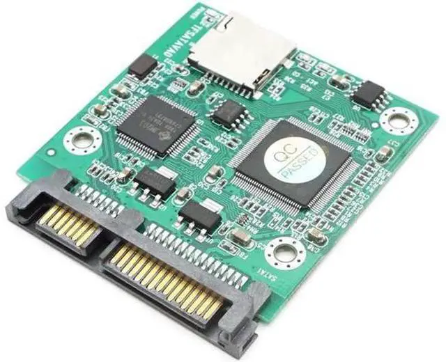Main image of Micro SD TF Card to 22pin SATA adapter card 2.5" hdd enclosure TF cards to 7+15 SATA converter