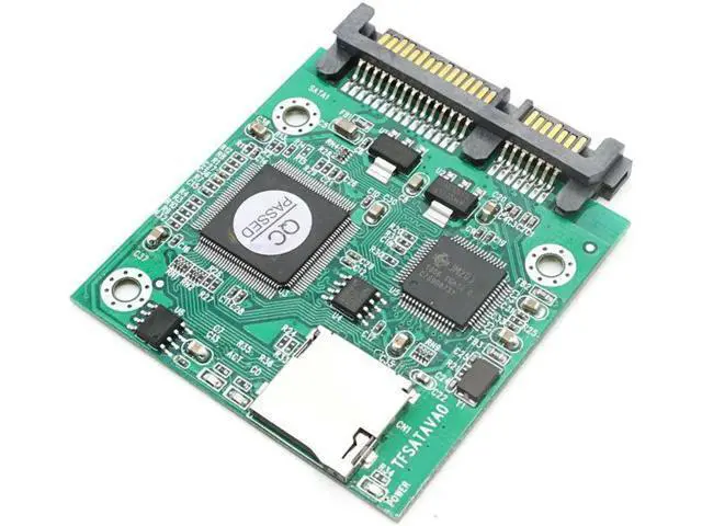 Alt view image 3 of 4 - Micro SD TF Card to 22pin SATA adapter card 2.5" hdd enclosure TF cards to 7+15 SATA converter