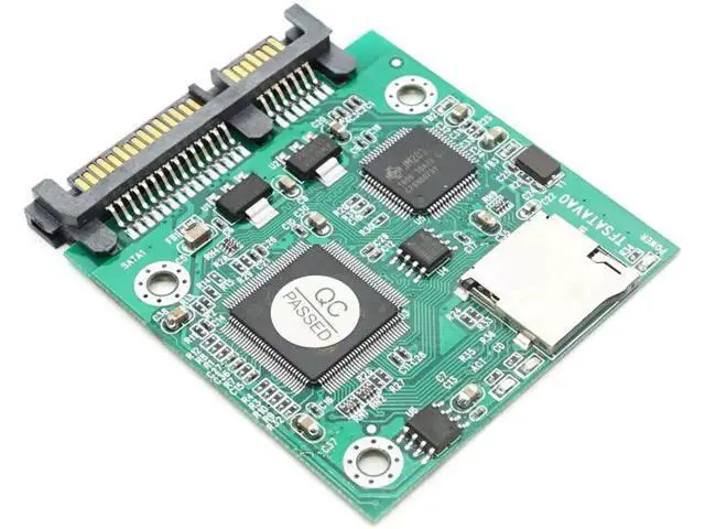 Alt view image 4 of 4 - Micro SD TF Card to 22pin SATA adapter card 2.5" hdd enclosure TF cards to 7+15 SATA converter