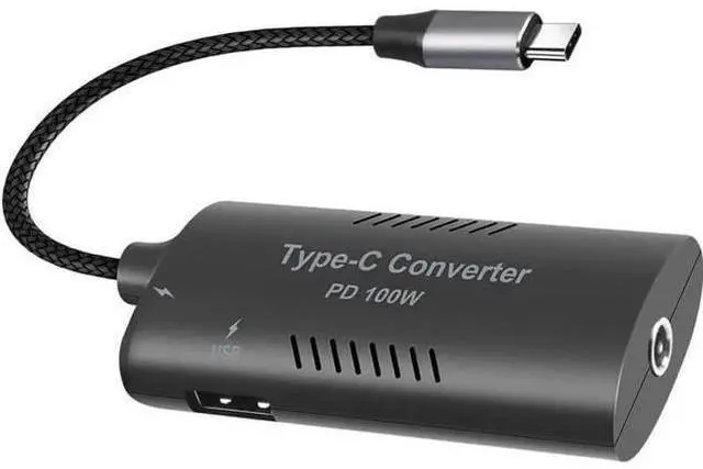 Main image of 15W 65W 100W USB C Power Supply with Power Delivery PD for Tablets Laptops, DC to 15W 65W 100W PD USB Type C Adapter, 3-in-1 Power Adapter
