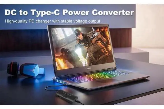 Alt view image 3 of 7 - 15W 65W 100W USB C Power Supply with Power Delivery PD for Tablets Laptops, DC to 15W 65W 100W PD USB Type C Adapter, 3-in-1 Power Adapter