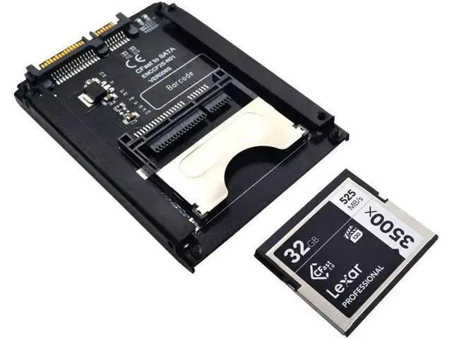 Alt view image 4 of 7 - Cfast To Sata3.0 Hard Disk Adapter Card Sata 22Pin To Cfast Card Adapter 2.5 Inch Hard Disk Case Ssd Hdd Cfast Card Reader