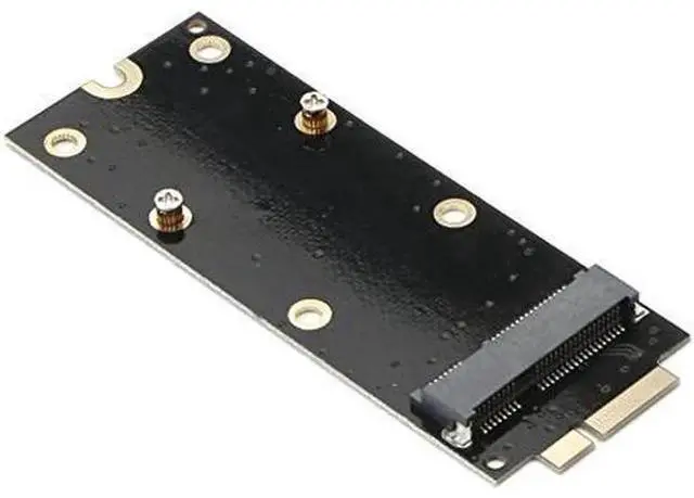 Alt view image 2 of 4 - mSATA mini-SATA SSD Slot to 7+17 pin Converter Adapter Card Support 2012 Year Macbook Pro laptop and IMAC A1398 A1425 MC975 MC976 ME662 ME664 ME665