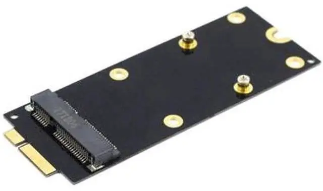 Alt view image 4 of 4 - mSATA mini-SATA SSD Slot to 7+17 pin Converter Adapter Card Support 2012 Year Macbook Pro laptop and IMAC A1398 A1425 MC975 MC976 ME662 ME664 ME665