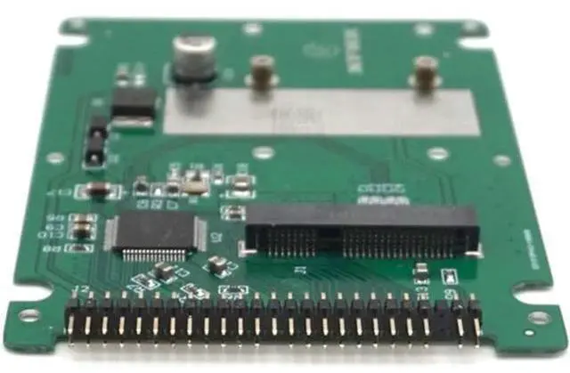 Main image of mSATA to 2.5 Inch PATA IDE 44 Pin SSD Solid State Drive Enclosure Adapter Converter Card With Case 9.5mm