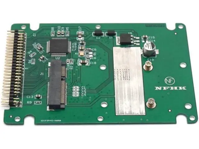 Alt view image 6 of 7 - mSATA to 2.5 Inch PATA IDE 44 Pin SSD Solid State Drive Enclosure Adapter Converter Card With Case 9.5mm