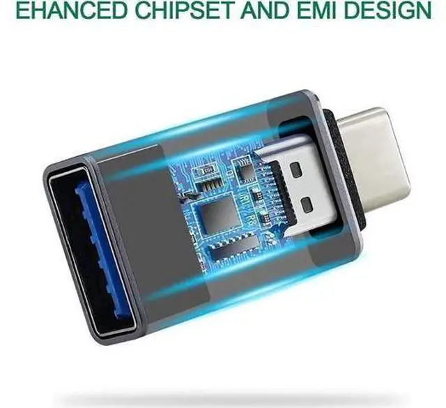 Alt view image 4 of 6 - USB C to USB 3.0 Adapter 3 Pack,Benfei USB C to A Male to Female Adapter, Compatible with MacBook 2018 2017 2016, Samsung Galaxy Note 8, Galaxy S8 S8+ S9, Google Pixel, Nexus, and More