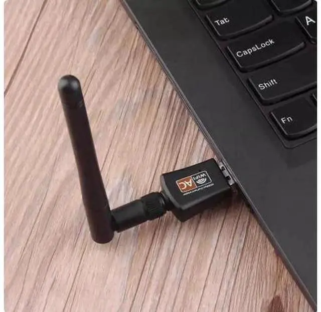 Alt view image 3 of 3 - USB dual-band wireless network card wifi receiver 5G network card 11AC 600M receiver transmitter 8811CU