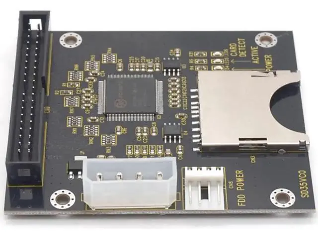 Alt view image 4 of 7 - SD Memory Card To 3.5" 40Pin Male IDE Hard Disk Drive Adapter Secure Digital Converter HDD Adapter For PC Computer Desktop