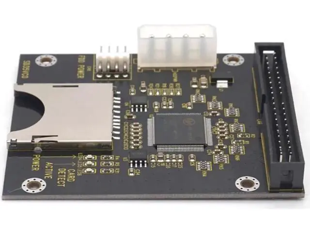 Alt view image 2 of 7 - SD Memory Card To 3.5" 40Pin Male IDE Hard Disk Drive Adapter Secure Digital Converter HDD Adapter For PC Computer Desktop