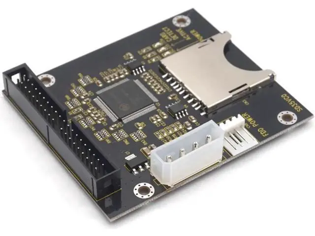 Alt view image 5 of 7 - SD Memory Card To 3.5" 40Pin Male IDE Hard Disk Drive Adapter Secure Digital Converter HDD Adapter For PC Computer Desktop