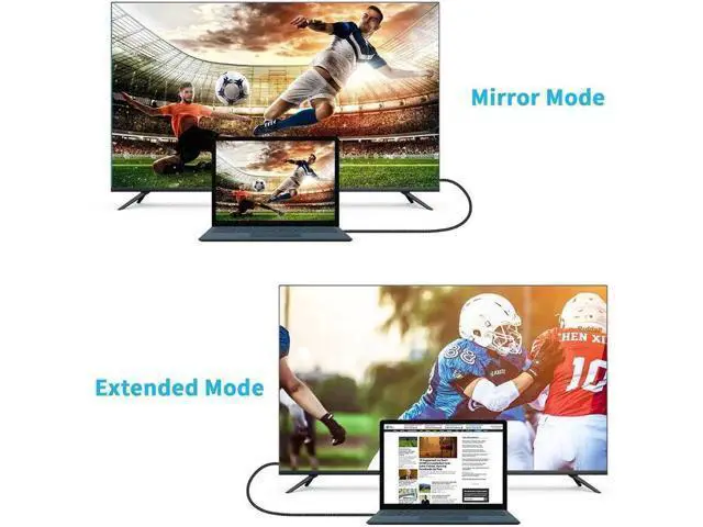 Alt view image 2 of 7 - Thunderbolt 3 USB C to Displayport 1.4 cable 8K 4K 144Hz 2K 165Hz USB 3.1 Type C to DP cable 6.56 ft. / 2.0m