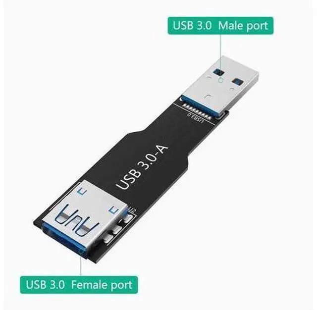 Alt view image 2 of 4 - USB3.0 test adapter card A male to A female test fixture Extend the card data cable extend the USB3.0 adapter board
