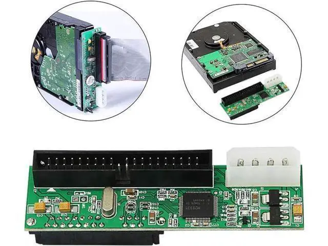 Alt view image 4 of 6 - SATA Female to 40 pin Male 3.5 inch IDE Adapter for PC and Mac Computer to SATA Hard Drive Interface Adapter(SATA F/3.5 M Big)