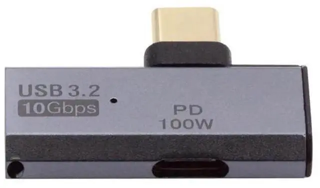 Main image of 10Gbps USB-C Type-C 1-to-2 USB-C Female OTG & 100W PD Power Adapter for Laptop Tablet Phone