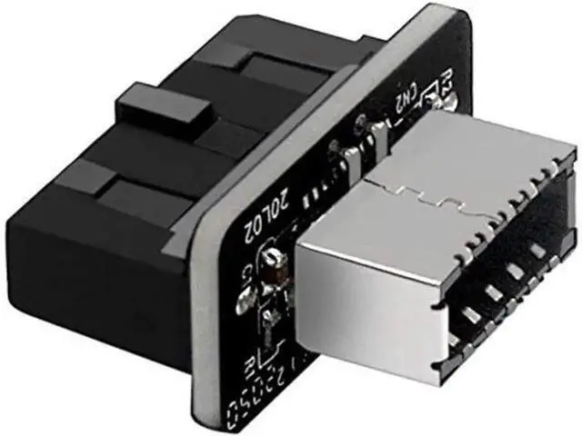 Main image of Usb Front Panel Adapter, Vertical Usb C Header Adapter, Usb 3.1 Type-E Key-A To Usb 3.0 20Pin Header Converter For Type C Motherboard
