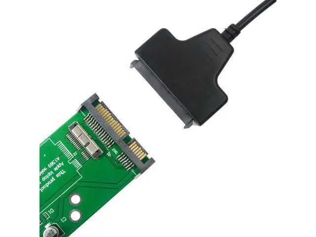 Alt view image 3 of 5 - 18pin to SATA Adapter with USB SATA Cable for 2010 2011 MacBook Air, HDD Hard Disk Drive Converter Support Model A1369 A1370