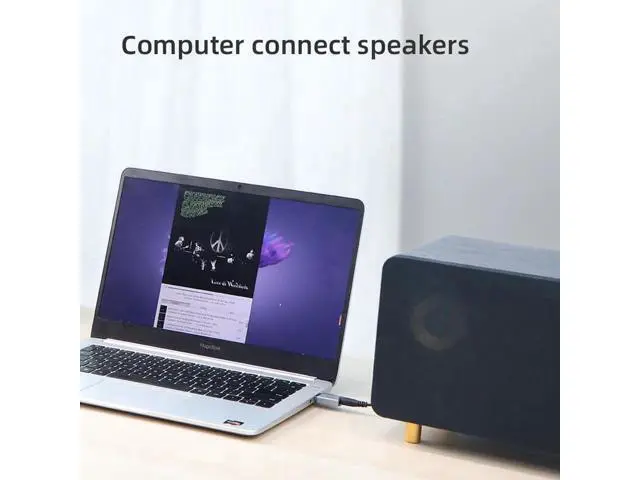 Alt view image 7 of 7 - 2 in 1 USB Sound Card Portable External 3.5mm Microphone Audio Adapter for PC Laptop PS4/5 Earphone Speaker Windows Mac